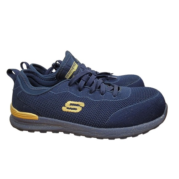 Skechers Women's Bulkin Balran Composite Toe Work Shoe 108033 Knit Size 9 - Picture 2 of 7